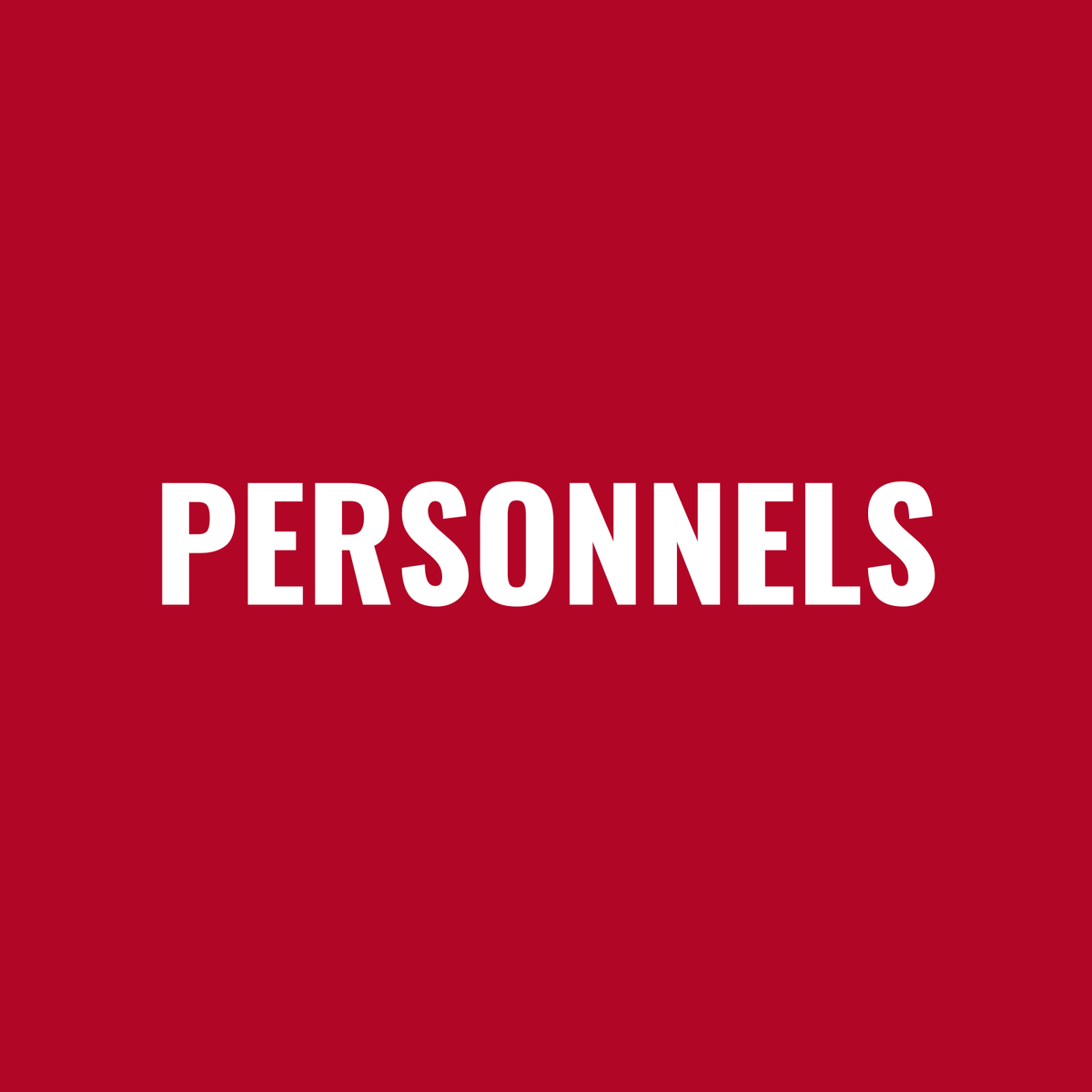 Personnel