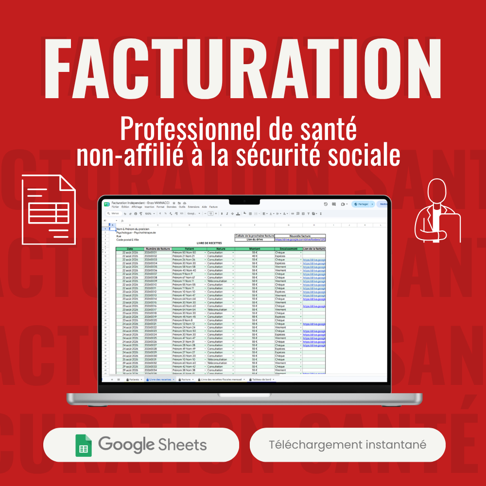 Facturation - Professionnel de santé