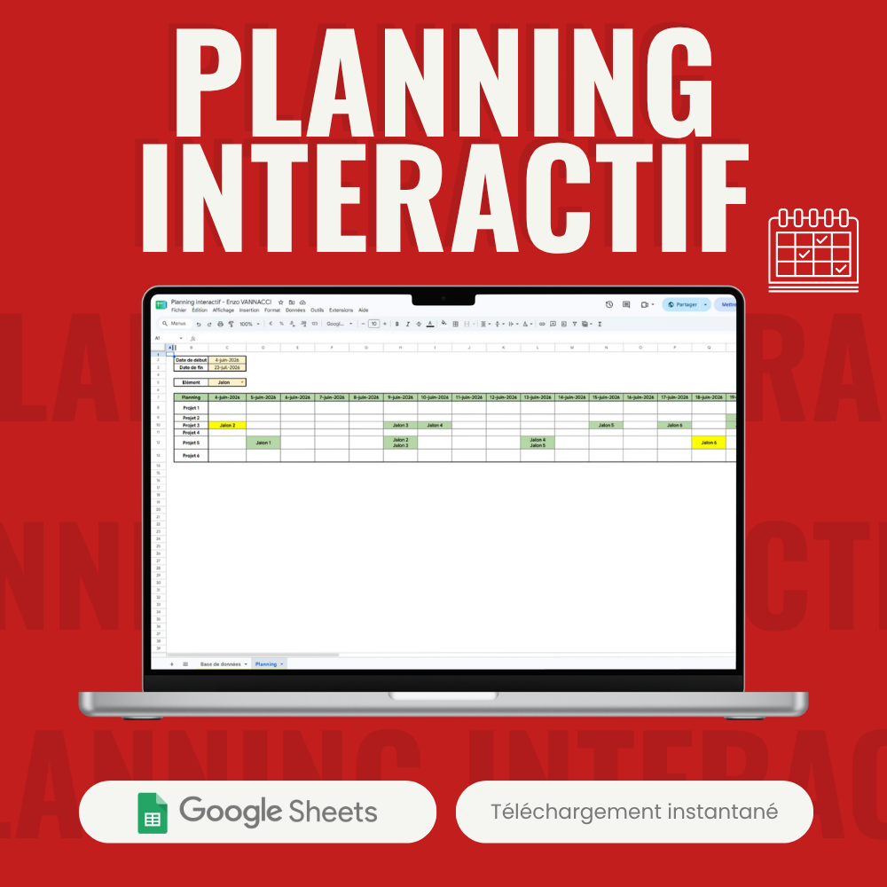 Planning interactif
