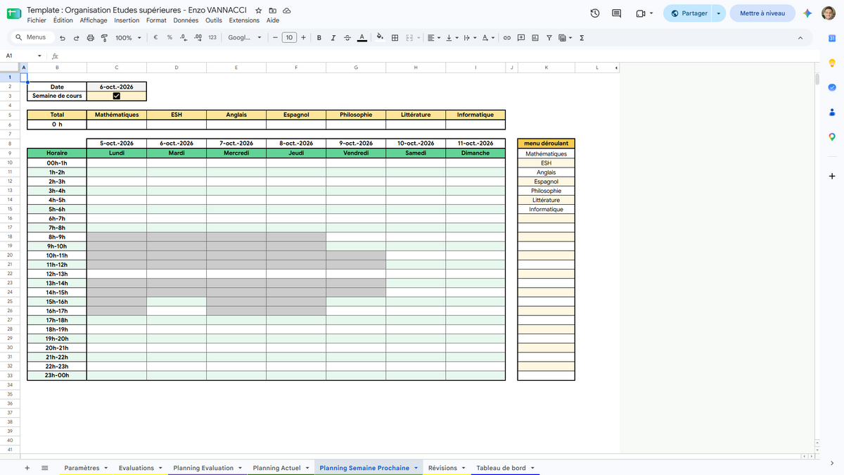 Organisation Etudiant