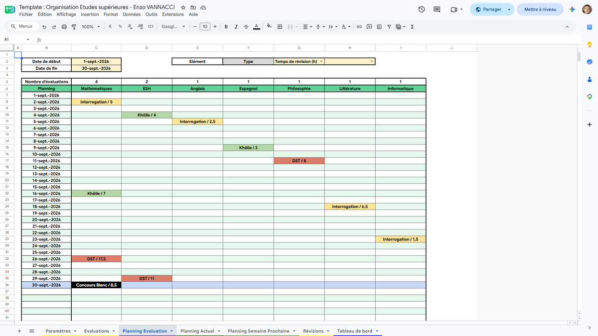 Organisation Etudiant