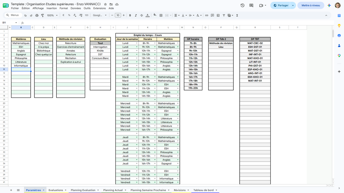 Organisation Etudiant